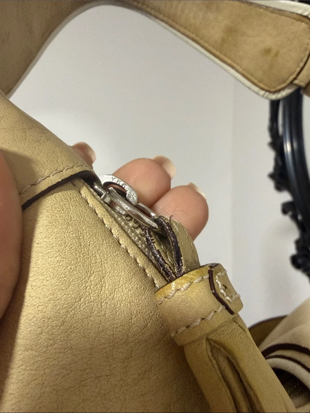 Coach Y2k 5054 Beige Leather Hobo Bag 🎀🎀🎀